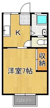 ハイツ原の間取り画像