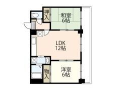 フジビルⅡの間取り画像