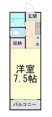 ワイズ弐番館の間取り画像