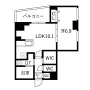 ArtizA阿波座の間取り画像