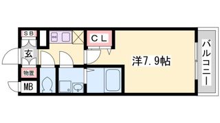 エスリード神戸海岸通の間取り画像