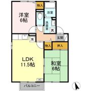グランシャリオAB B棟の間取り画像