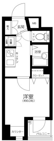 ドルチェ日本橋・キャナルシティーの間取り画像