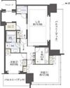 グラングリーン大阪 THE NORTH RESIDENCEの間取り画像