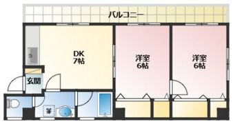 ウェルヒル住吉の間取り画像