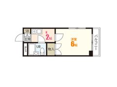 西原マンションの間取り画像