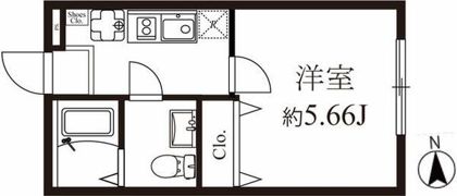 モダンラフォンテ高島平Aの間取り画像