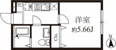 モダンラフォンテ高島平Aの間取り画像