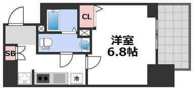 エグゼ大阪城イーストの間取り画像