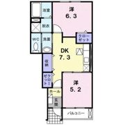 グレイスリバー T・Mの間取り画像