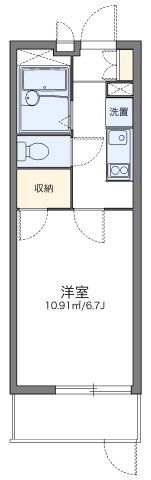 レオパレスシルフィードの間取り画像