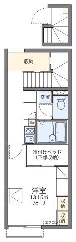 レオパレスグレイシャスの間取り画像