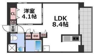 アニマーレ長堀の間取り画像