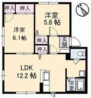 シーサイドDIAS D館の間取り画像
