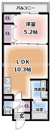ラモーナ藤田町の間取り画像