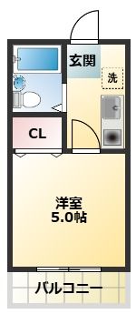 フレンズマンションの間取り画像