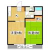 コーポサンシティの間取り画像