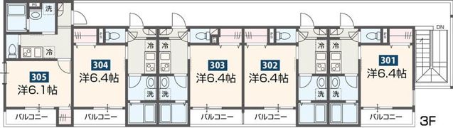 MELDIA西浦和Ⅱの間取り画像