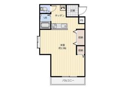エレガンス大供の間取り画像