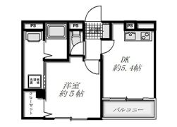 武蔵関パークマンションⅡの間取り画像