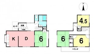 武5丁目戸建の間取り画像