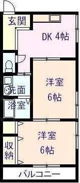 エスペレ小楠の間取り画像
