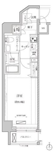 レアライズ巣鴨の間取り画像