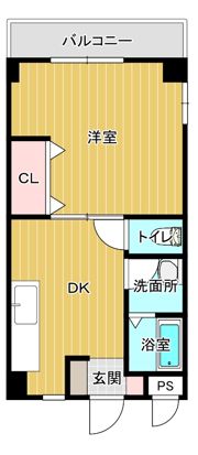 コーポ二三大三の間取り画像