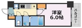 大阪難波Noahの間取り画像