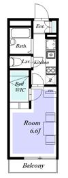 レオパレスU＆Sの間取り画像