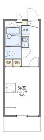 レオパレスグレイス清水の間取り画像