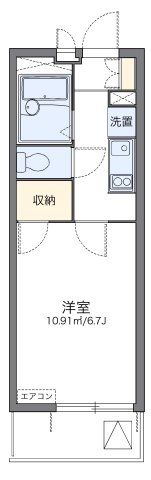 レオパレス並木の間取り画像