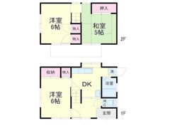 鴨江2丁目借家の間取り画像