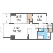 S-RESIDENCE谷町六丁目aloの間取り画像