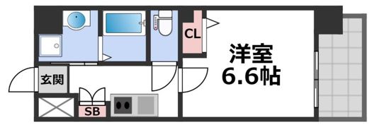 ワールドアイ大阪城EASTⅡの間取り画像
