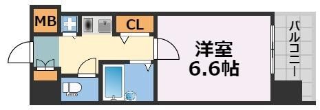 エスティライフ難波西の間取り画像