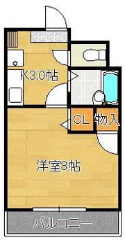 アンデックス折尾の間取り画像
