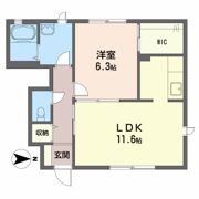 シャーメゾン石井 Dの間取り画像