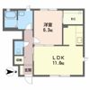 シャーメゾン石井 Dの間取り画像