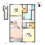 カーサ ミルフィーユの間取り画像