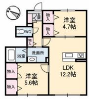 サンテラスの間取り画像