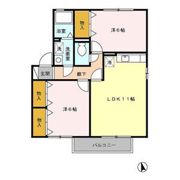 ウィルモア Aの間取り画像