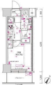 クラリッサ横浜シエルの間取り画像