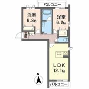 ブリリアントコートの間取り画像