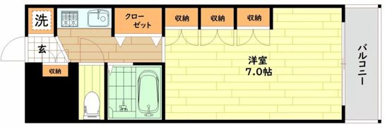 プレジール清和の間取り画像