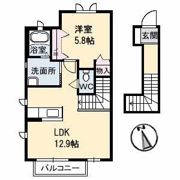 シャーメゾン パンジーの間取り画像