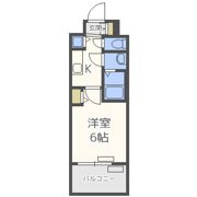 プレサンス松屋町ファステの間取り画像