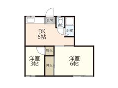 亀田アパートの間取り画像