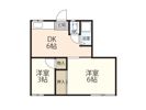亀田アパートの間取り画像