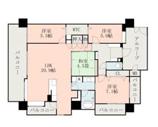 トラスト大津ネクサージュの間取り画像